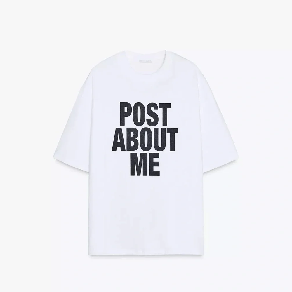 🆕 ZARA Oversized Graphic T-Shirt - Picture 1 of 5